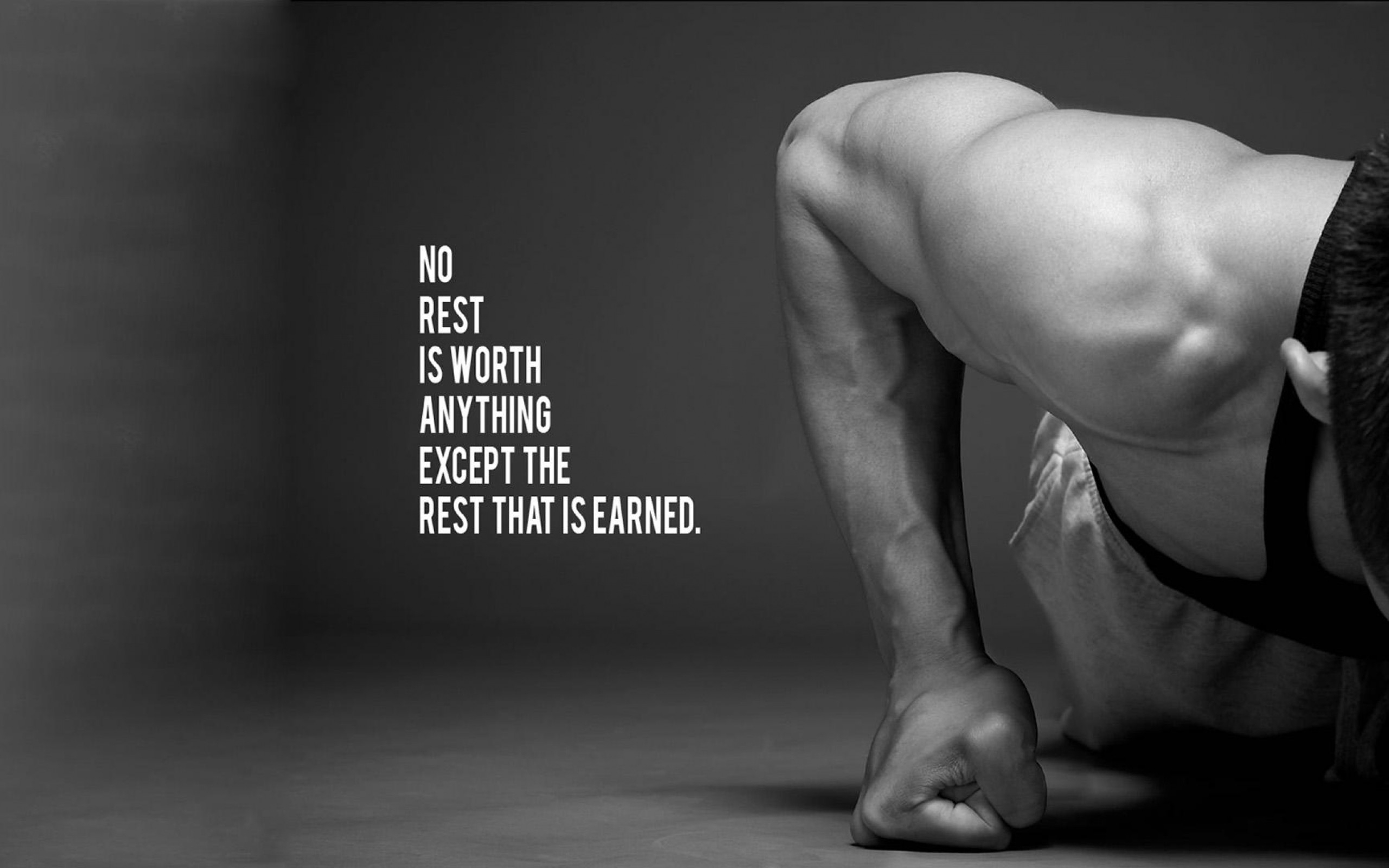 no rest is worth anything except the rest that is earned.