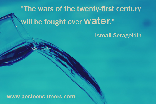 the wars of the twenty-first century will be fought over water. ismail serageldin